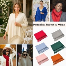 Ladies Scarves Pashmina Shawls and Wraps Large Scarf for Women Wedding Shawl