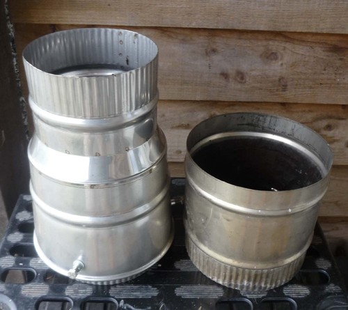 Stainless stove chimney - stainless, pipe