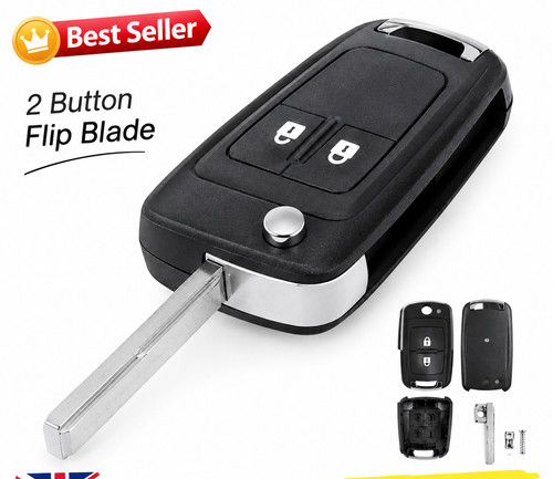 Flip key fob case - flip, button