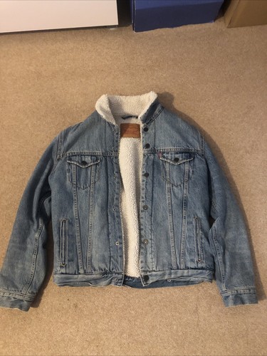 Levi blue fur lined - fur, jacket