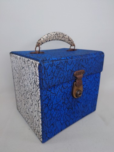 Vintage record storage box - vintage,
