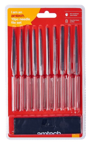 10pc needle file set - 10pc, high
