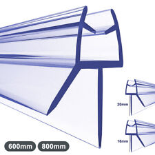 Rubber Plastic Shower Screen Seal Strip For 4-6mm Curved / Flat Glass Bath Door