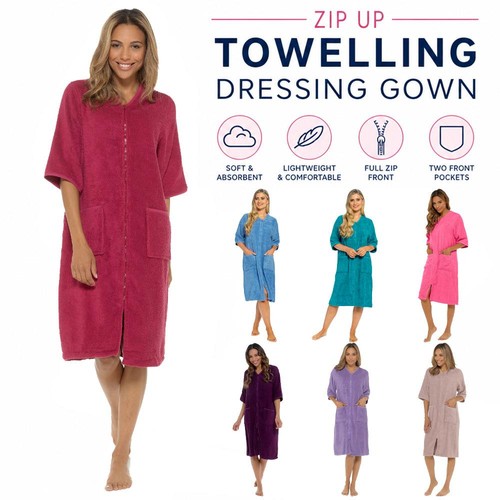 Towelling dressing gown 100 - towelling,