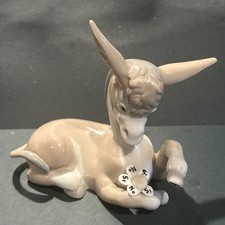 Vintage Lladro Retired Donkey