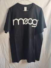 Moog Synthesiser Synth Audio T Shirt Black