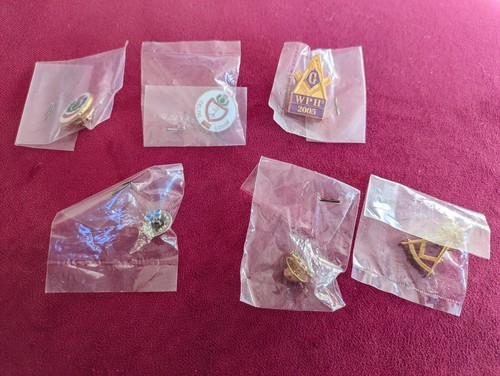 Masonic lodge pins - 6,