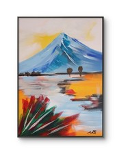 THE WINTER MOUNTAINS 12x16