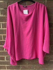 Ladies Loose Top - Cerise Pink