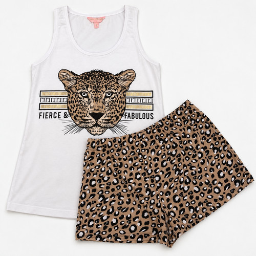 Lipsy white leopard fierce - lipsy, &