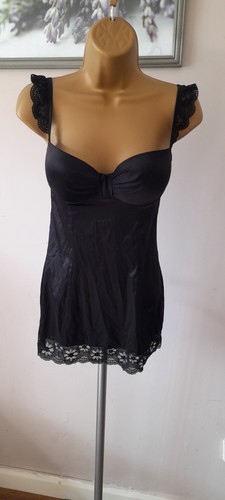 Senza black lace babydoll - la,