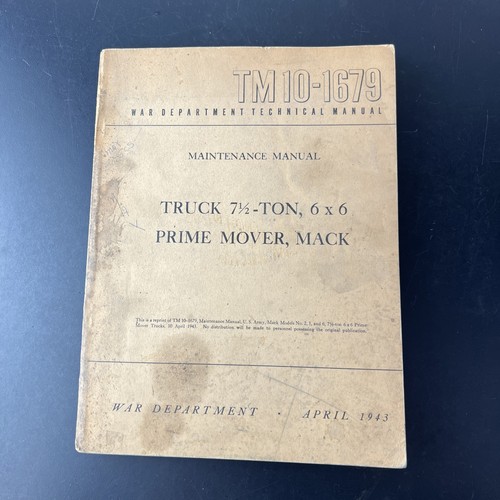 Prime mover mack ton 6x6 - prime,