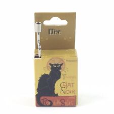 Fridolin Germany Manual Hand Crank Music Box Fur Elise Melody Tournee Chat Noir