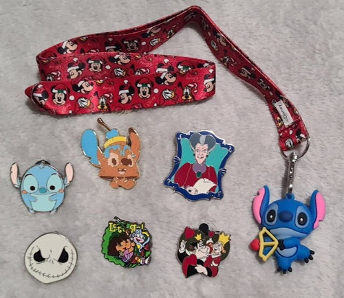 Disney lanyard with rubber - disney,