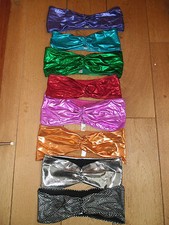 AMERICAN APPAREL METALLIC SHINY BOOB TUBE BRA BIKINI TOP SILVER GOLD RED CHOOSE