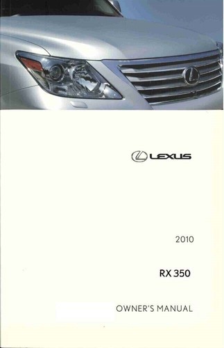 2010 lexus 350 owner - 350, owner's