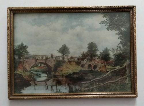 Vintage framed print john - vintage,