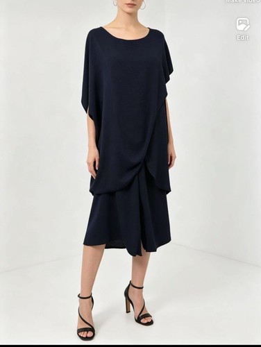 Navy blue dress cord - , fit