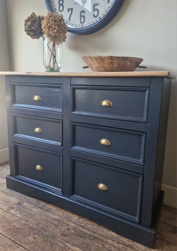 Large rustic pine chest of - rustic,