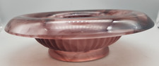 Vintage Art Deco Davidson Cloud Glass Ornamental Bowl. (D)