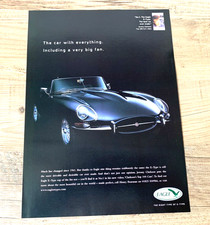 JAGUAR EAGLE E TYPE JEREMY CLARKSON - FRAMEABLE ORIGINAL CLASSIC CAR ADVERT