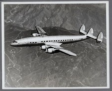 LOCKHEED SUPER CONSTELLATION N6201C LARGE VINTAGE ORIGINAL MANUFACTURERS PHOTO  