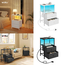 Wooden Bedside Table Cabinets