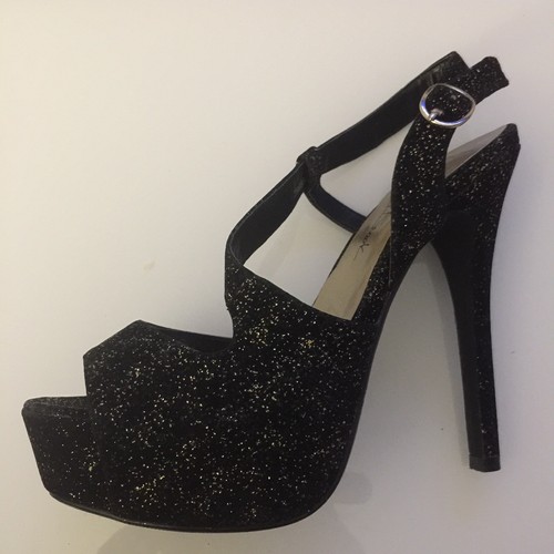 Ladies shoes black gold - shoes,