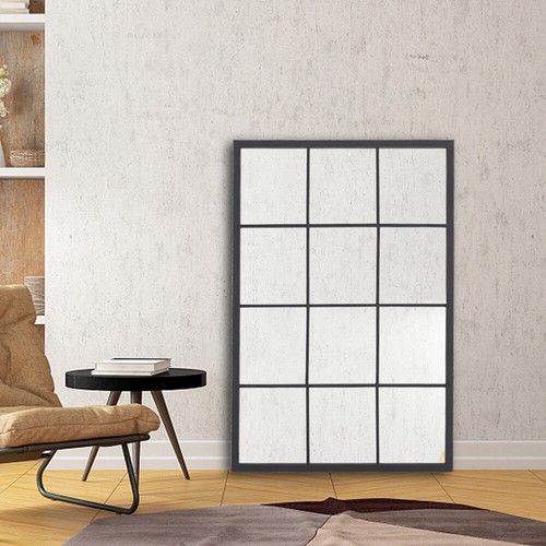 Large vintage wall window pane - large,
