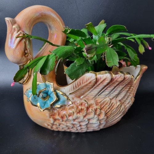 Large italian pearlescent swan - large,