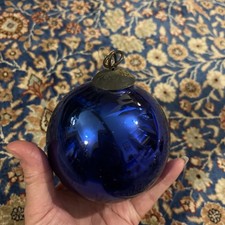 Antique 19th c Deep Blue