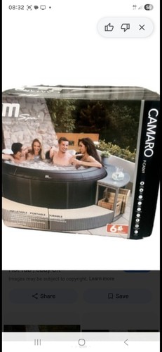 Mspa camaro inflatable - mspa, tub