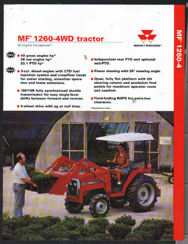 Massey ferguson 1260 4wd - ferguson, "1260-4wd"