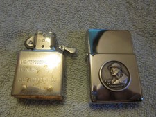 Zorr petrol  lighter, flip open.  Fort de Douaumont, soldier. untested.
