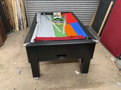 7ft 4ft black coin - by,