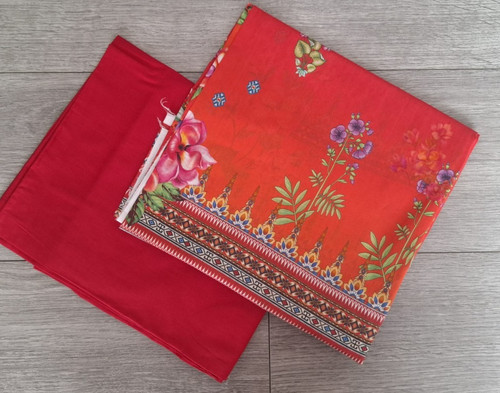 Pakistani lawn suit unstitched - pakistani,