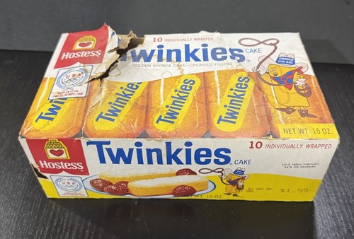 Vintage hostess twinkies box - vintage,