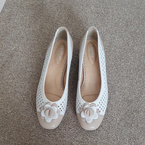 Hotter evelyn two tone white - hotter,