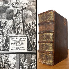 BIBLIA SACRA - 1705 - old