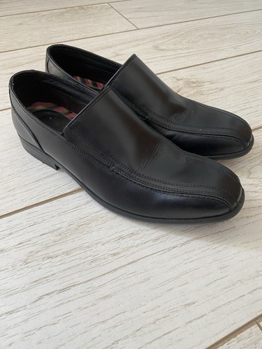 Base london black leather slip - london,