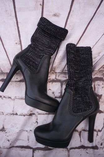 Gucci black leather - black,
