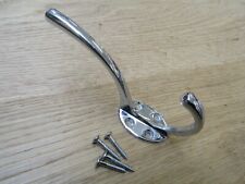 CHROME HAT AND COAT HOOKS