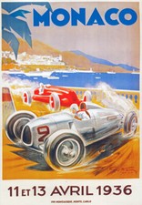 AV36 Vintage 1936 Monaco Grand