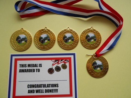 Bowls medals mm metal - 50,