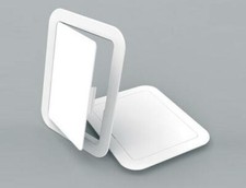 Access panel white upvc