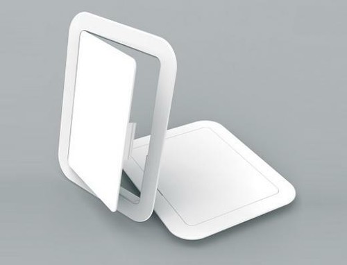 Access panel white upvc
