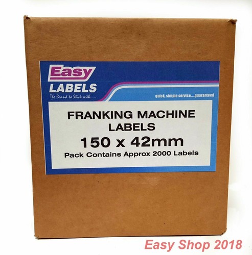 Franking machine double labels - franking,