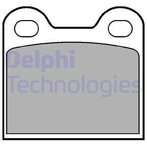 New brake pad set - disc,