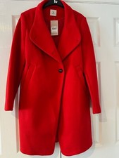 TU Woman Red Lined Coat - Size