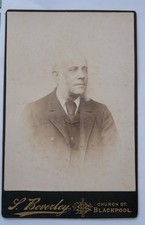 CABINET CARD OF A VICTORIAN